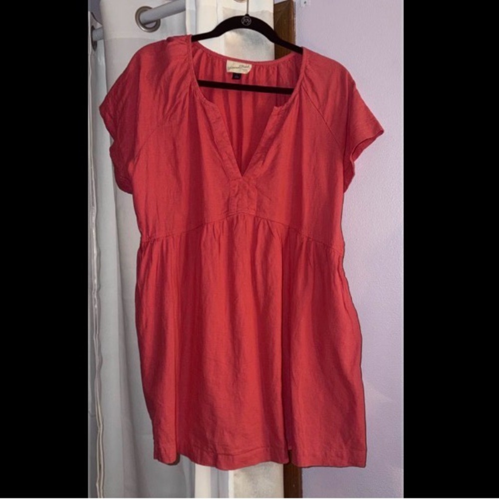 Universal Thread Hot Pink V-Neck Tunic